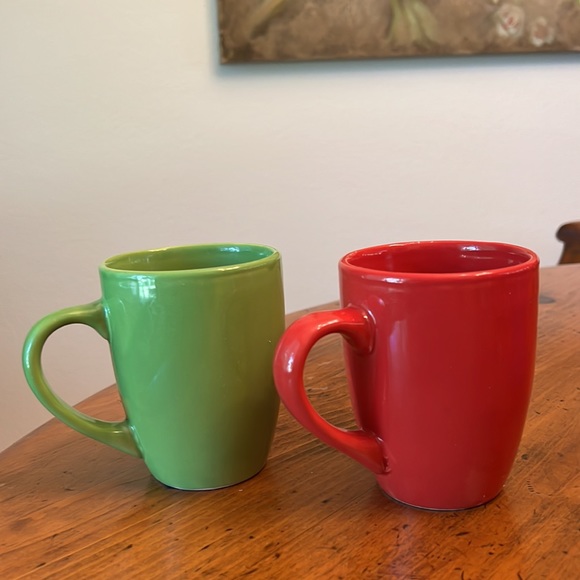 Royal Norfolk Coffee Tea Mugs - Set of 4 Red, Green, Blue and Purple - Picture 12 of 16